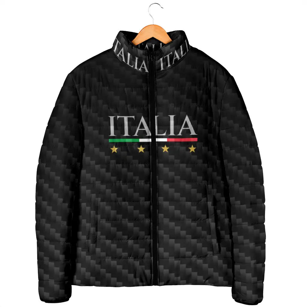 Padded Jacket Italy - carbon effect