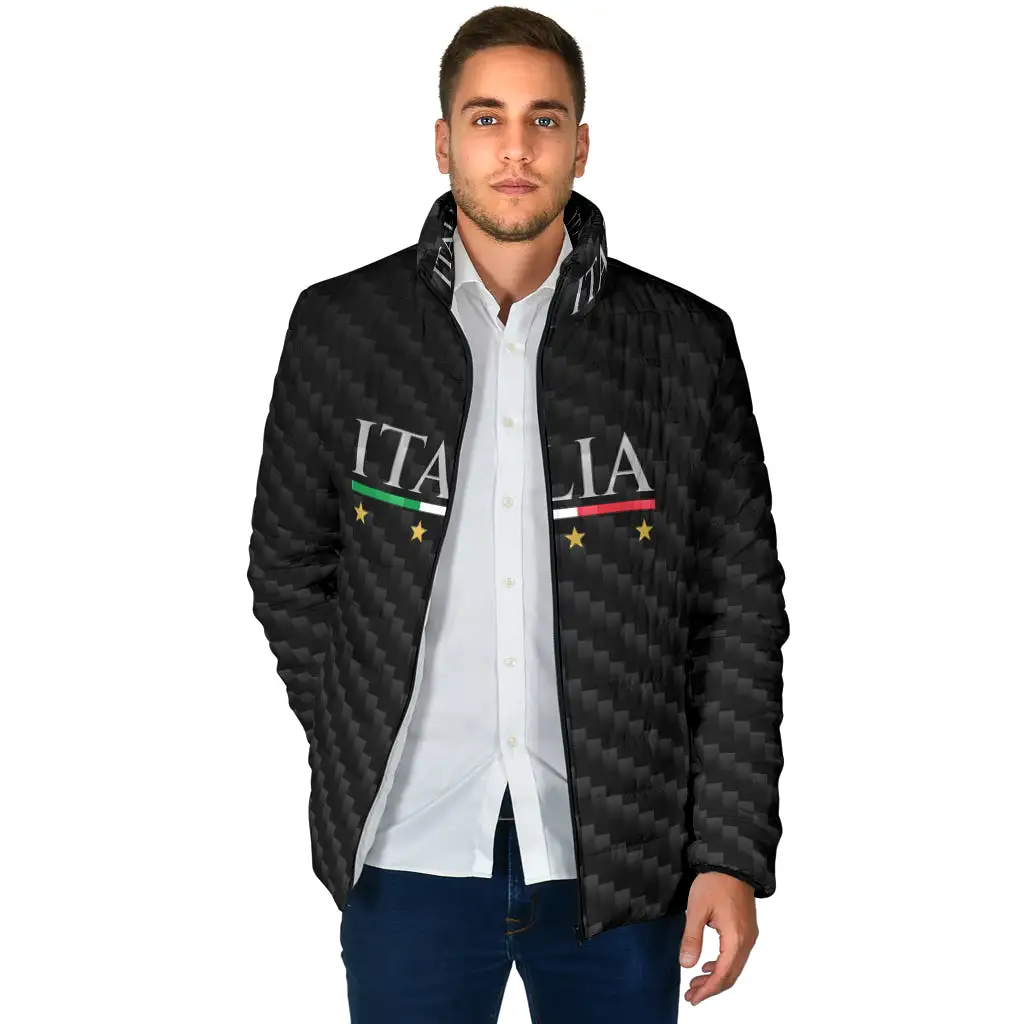 Padded Jacket Italy - carbon effect