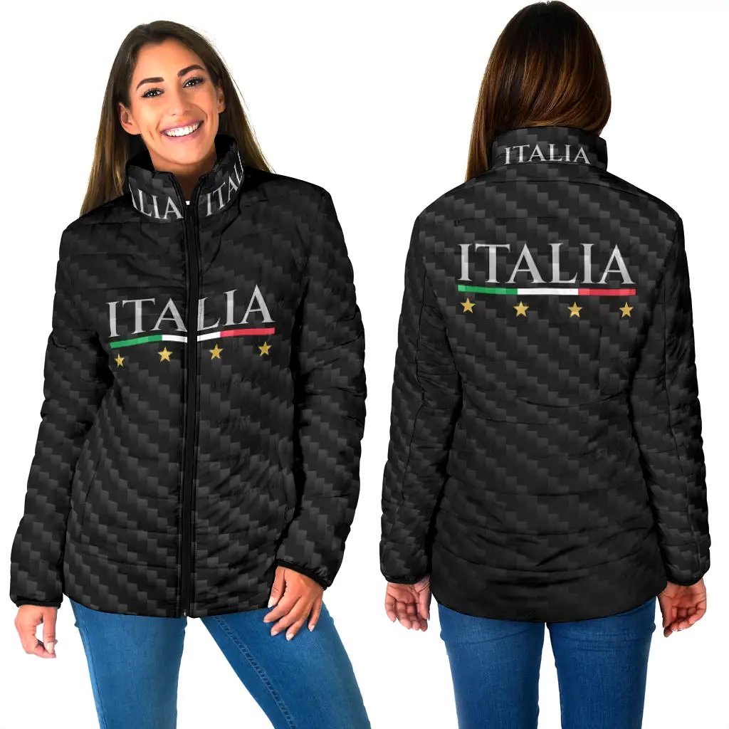 Padded Jacket Italy - carbon effect