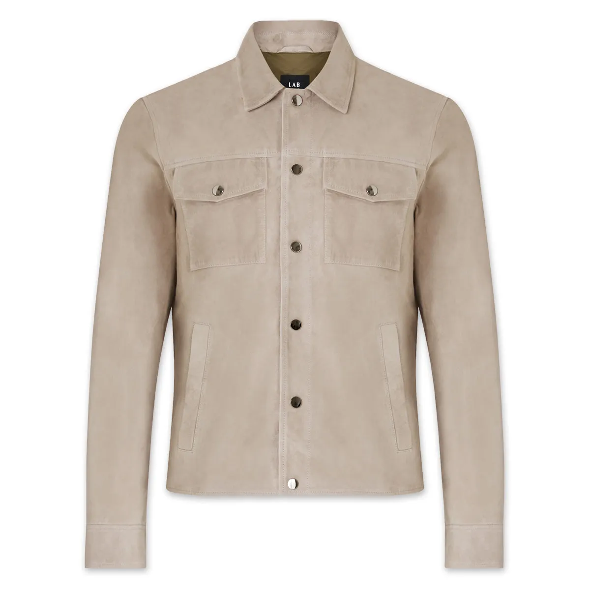 Pal Zileri - Suede Leather Blouson Jacket in Light Brown