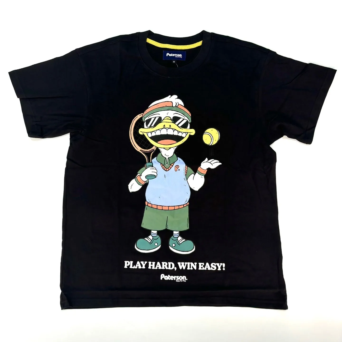 PATERSON Play Hard Win Easy Graphic T-shirt - Black