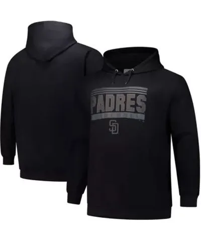 Profile Men's MLB San Diego Padres Stack Fleece Pullover Hoodie