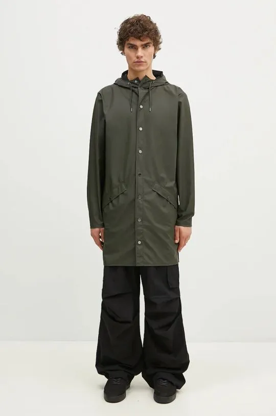 Rains jacket 12010 Jacket green color