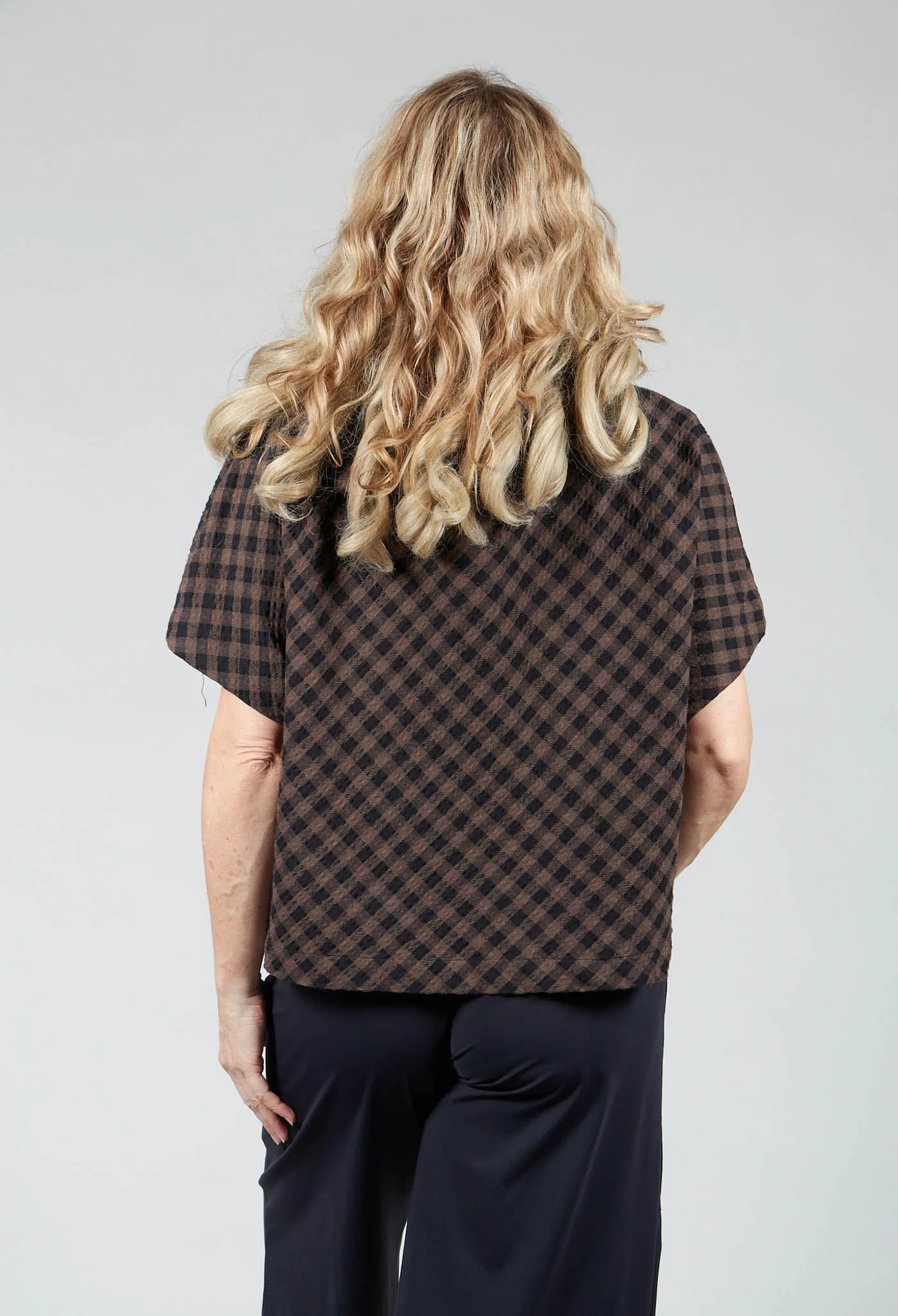 Shirt Diva in Brown/Black