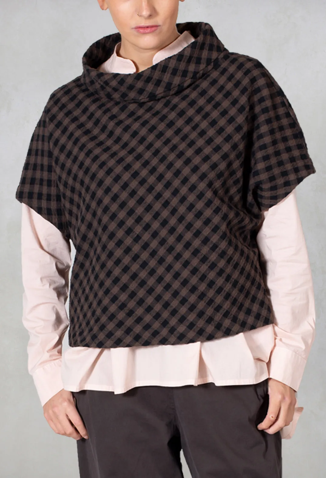 Shirt Diva in Brown/Black