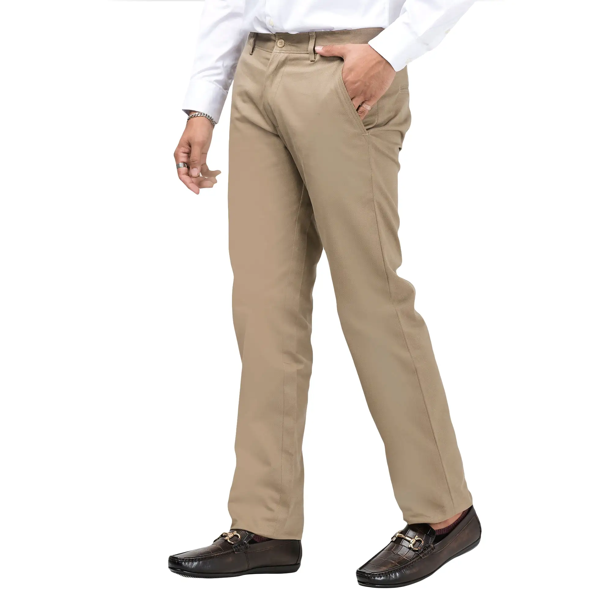 Slim Fit Beige Chinos