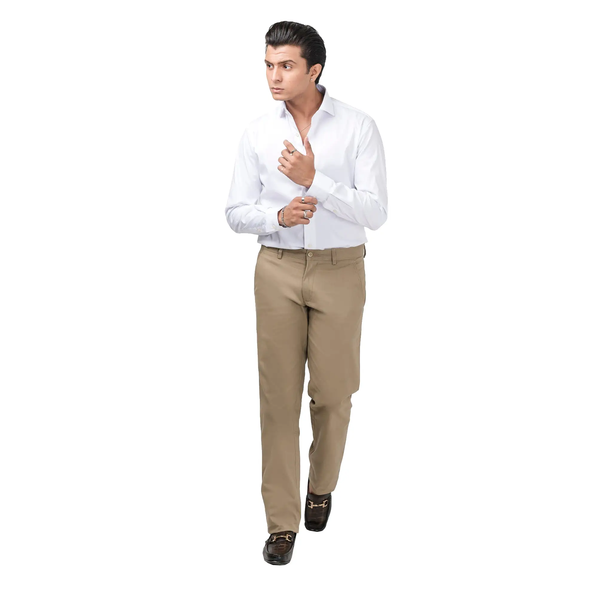 Slim Fit Beige Chinos