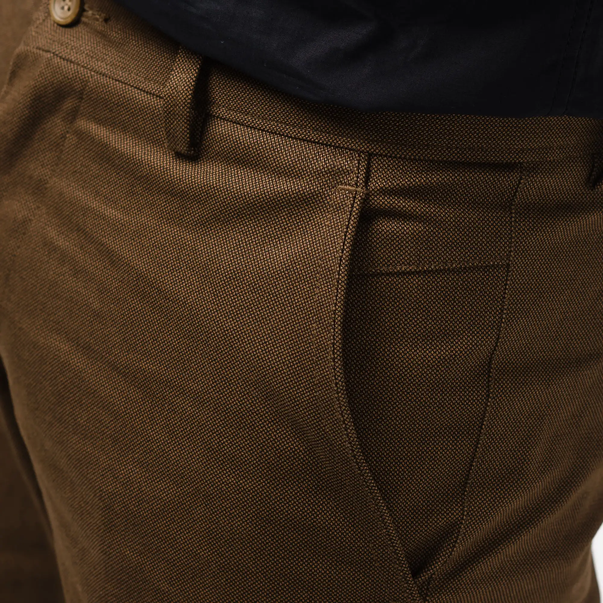 Slim Fit Brown Chinos