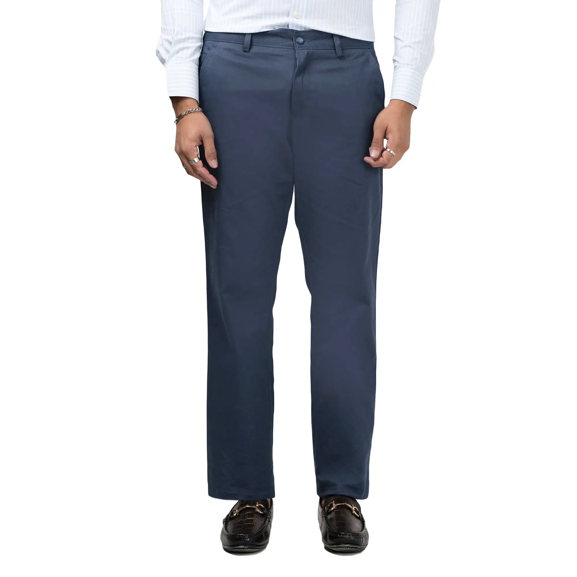 Slim Fit Navy Chinos