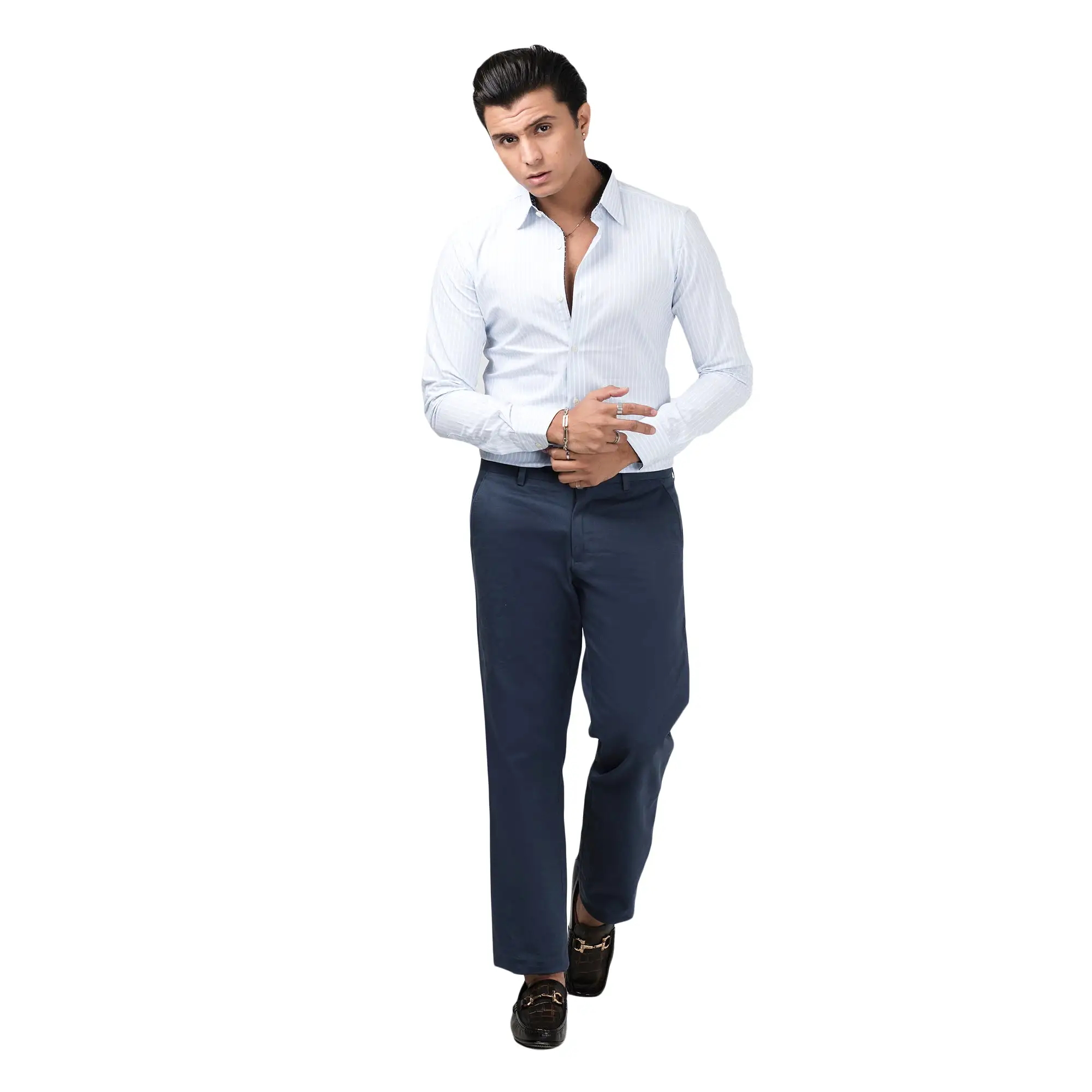 Slim Fit Navy Chinos