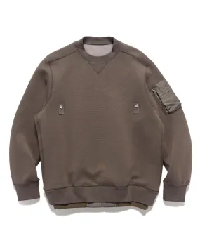 Sponge Sweat x Nylon Twill Pullover Taupe