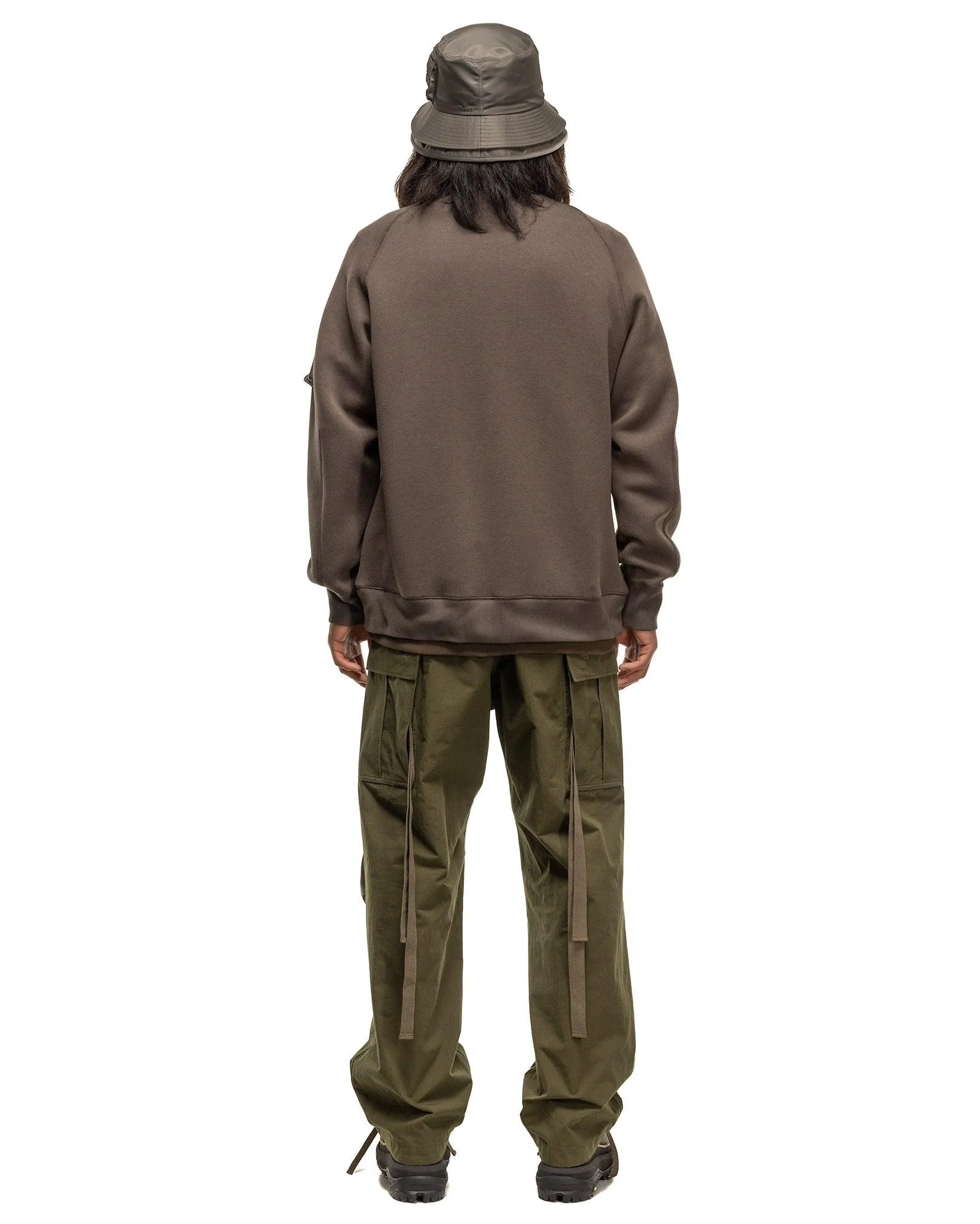 Sponge Sweat x Nylon Twill Pullover Taupe