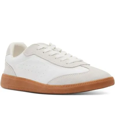 Steve Madden Womens Leather Lace Up Casual And Fashion Sneakers