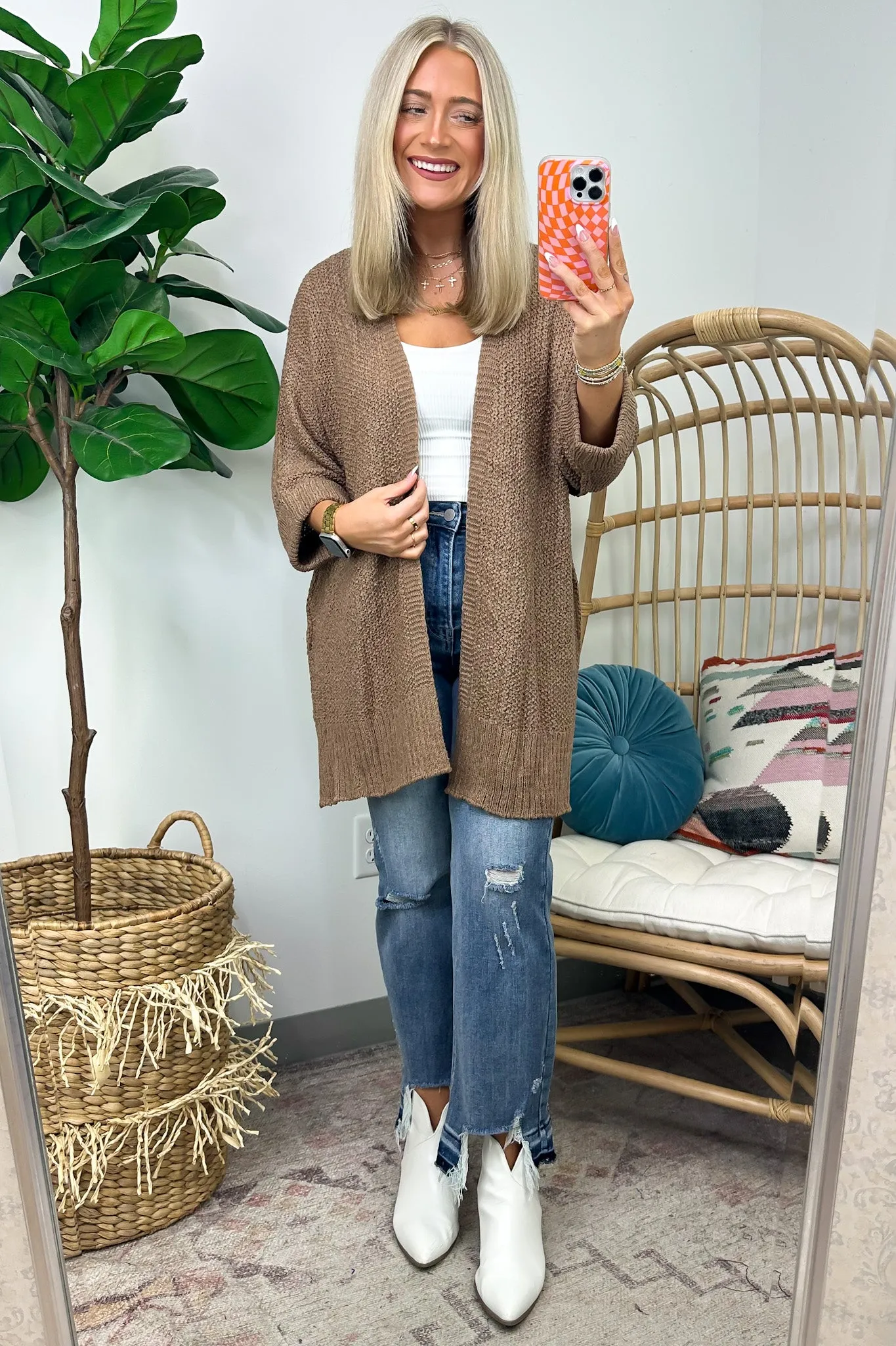 Tarina Cuffed Sleeve Knit Cardigan - FINAL SALE