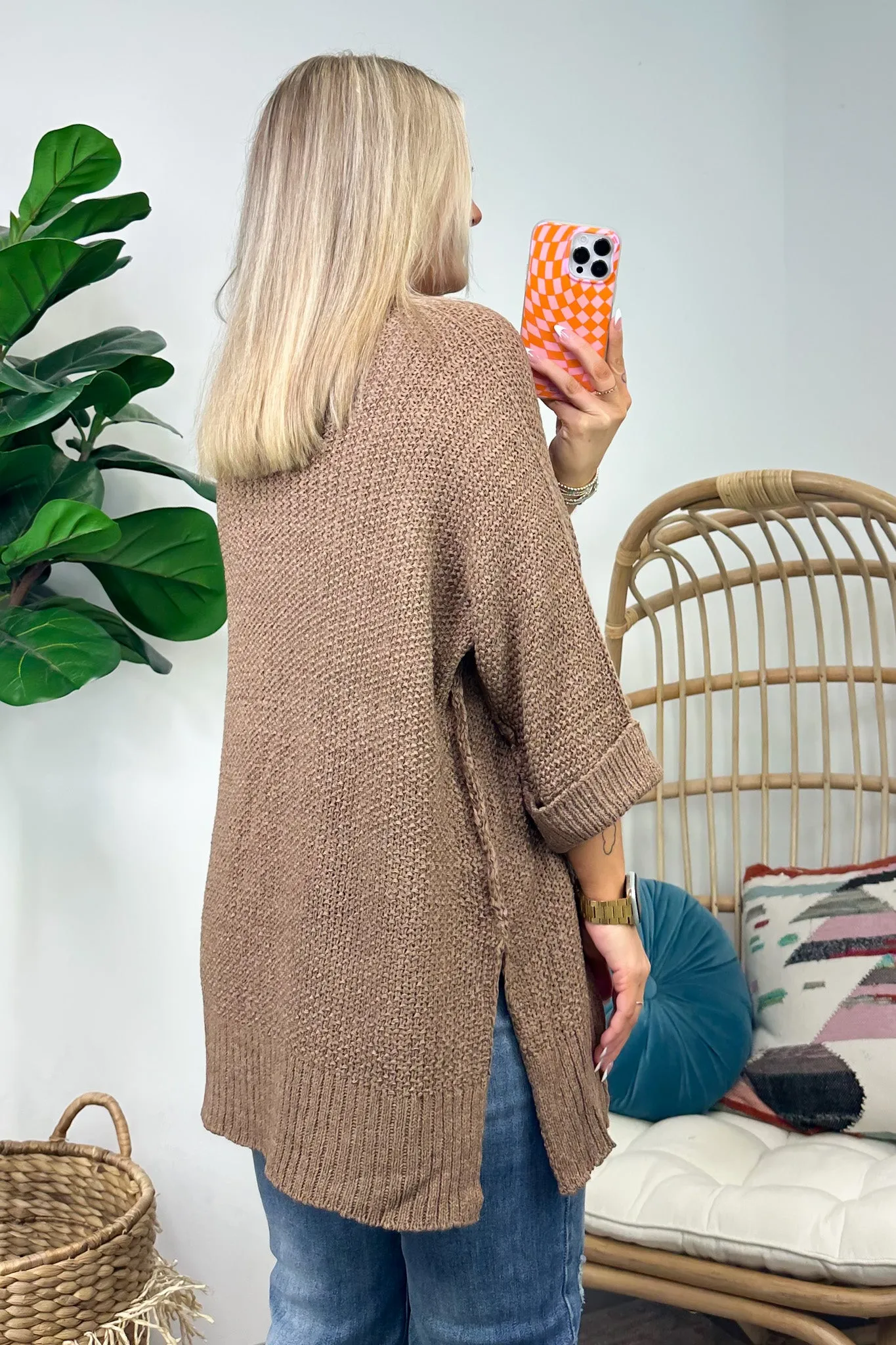 Tarina Cuffed Sleeve Knit Cardigan - FINAL SALE