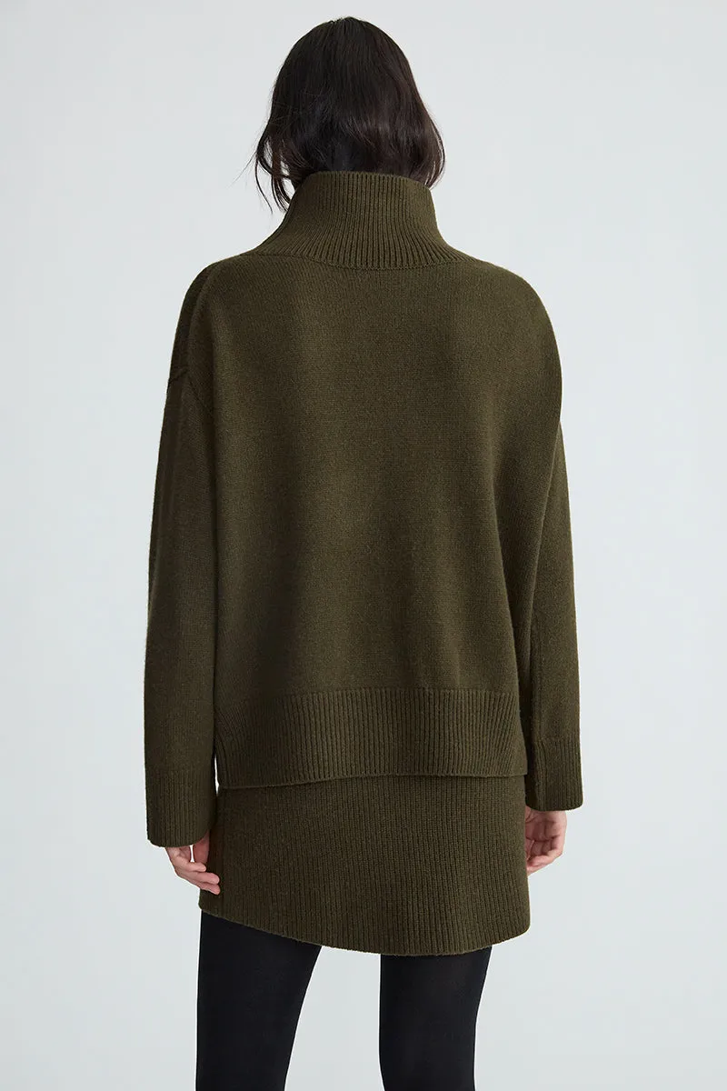 THE CLASSIC TURTLENECK - ARMY GREEN