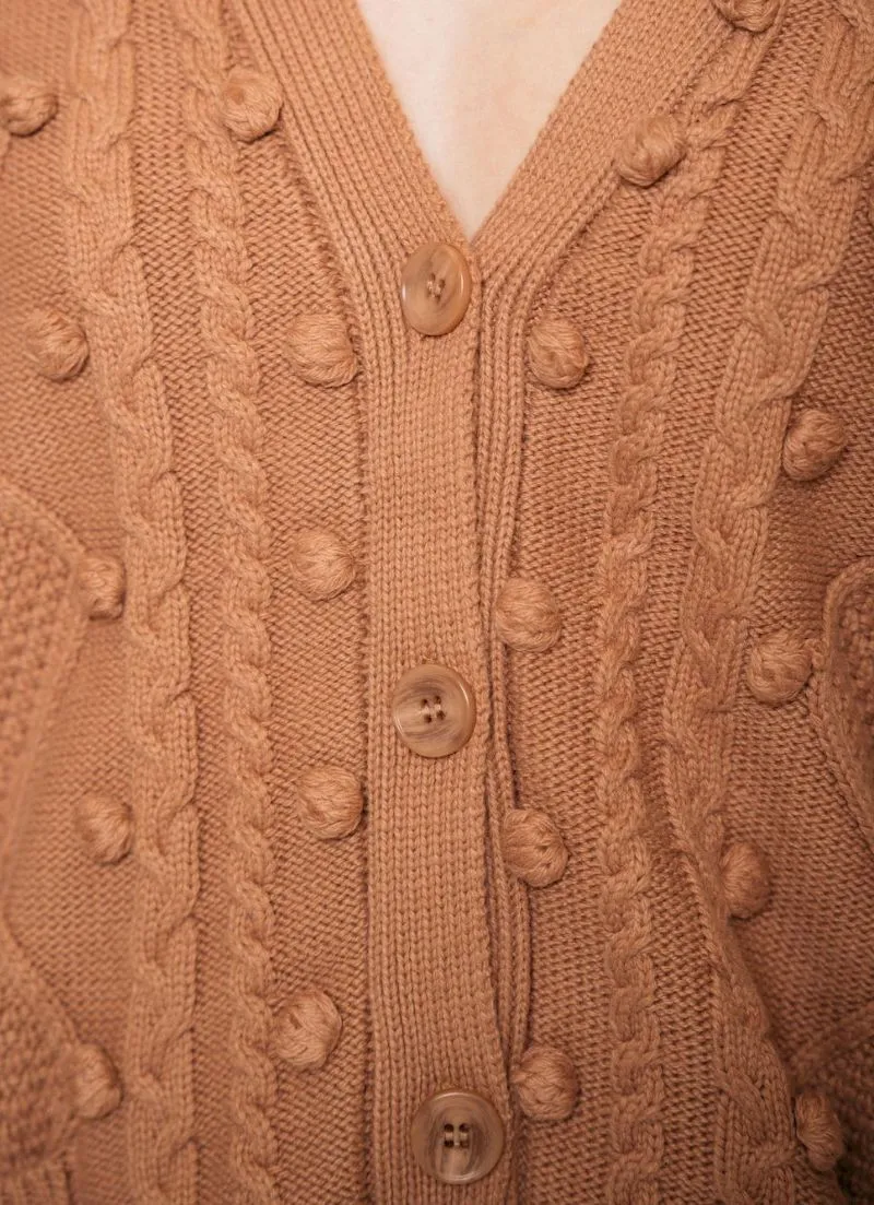 Unwind Pom Cardigan