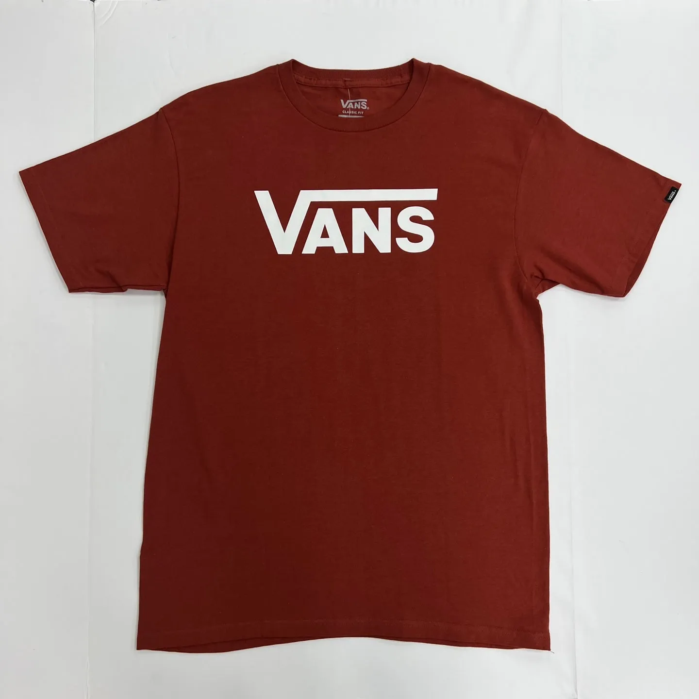 VANS Classic Logo Red Orange T-Shirt