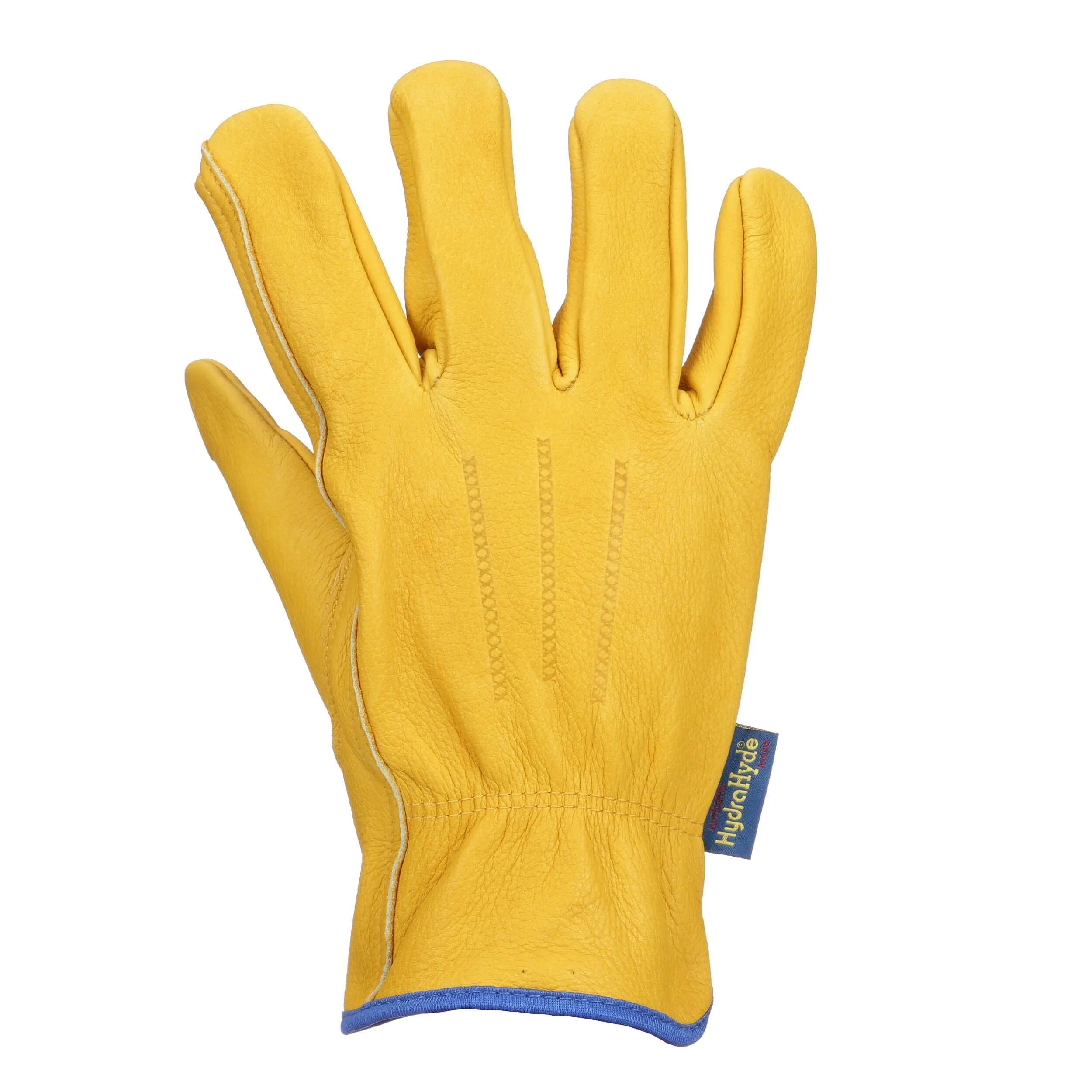 Wells Lamont Men's Slip-On HydraHyde Full Leather Water-Resistant Work Gloves