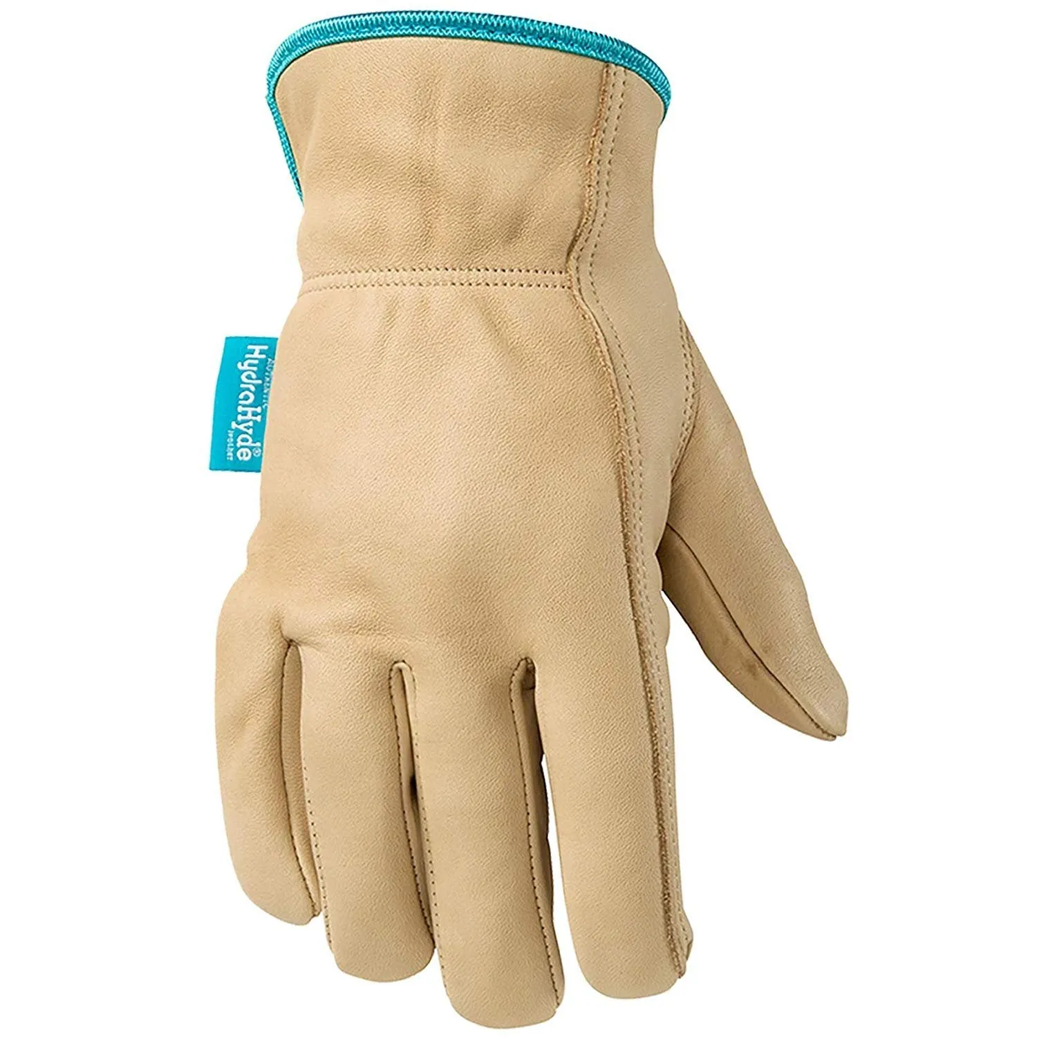 Wells Lamont Womens Water-Resistant Leather Work Gloves HydraHyde Large