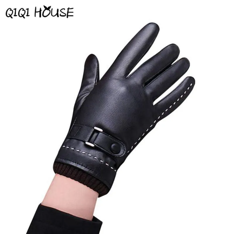 Women Gloves PU Leather Luvas De Couro Elegant Swarm Outdoor Bsaic Gloves Luva Feminina#B825 SM6